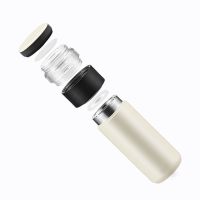 小米趣家茶水分离保温杯泡茶杯不锈钢学生小巧随行茶漏大容量水杯 趣家泡茶杯