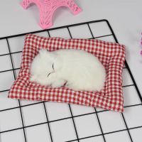 会叫仿真小猫咪毛绒玩具玩偶摆件女孩动物模型儿童玩具新年礼物 小号会叫波斯猫咪 单只猫咪(无礼盒)