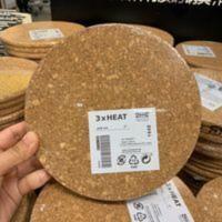 IKEA宜家席特锅垫软木3件套餐垫隔热垫桌垫杯垫碗垫锅垫 正品IKEA宜家席特锅垫软木3件套餐垫隔热垫桌垫杯垫碗垫锅