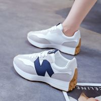 阿甘鞋2021秋季新款ins百搭潮流女学生小蛮腰厚底女鞋老爹鞋 蓝色 F06 35 [标准尺码,收藏优惠]