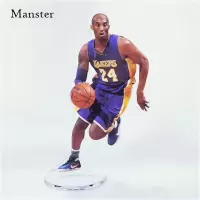 NBA球星科比詹姆斯艾佛森人像立体亚克力立牌桌面摆件球迷用品潮 科比1