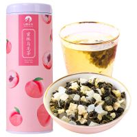 [山野农夫]蜜桃乌龙茶罐装白桃水果粒三角包袋装茶包学生冷泡茶 蜜桃乌龙茶(1罐 20小包)