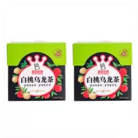 蜜雪冰城白桃乌龙茶雪王花果茶盒g*包现泡花茶袋泡茶叶茶包 花果茶-白桃乌龙茶[2盒/共10包]