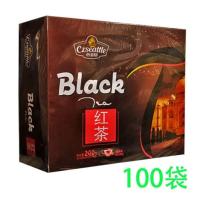 100袋 绿茶袋泡茶包新鲜绿茶茶叶绿茶包绿茶茶包奶茶店用原料 一盒红茶(100袋)