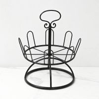 晾鞋架室外阳台家用简易现代拖鞋挂架落地式晒鞋神器创意组装铁艺 黑色一层