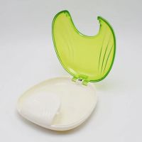 正畸牙盒便携弹开式牙套盒矫正器保持器收纳盒隐形牙套盒子 贝壳牙套盒