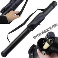台球杆盒1/2杆盒二分之一杆盒美式斯诺克通用小头杆球杆盒杆桶 1/2杆桶(装前后肢一样长)