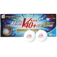 双鱼三星乒乓球 新材料V40+ 比赛用球 一盒10个装 一盒白色10个球12.5元