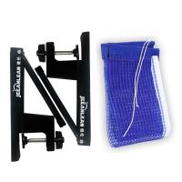 乒乓球网架便携式乒乓球网乒乓球拍乒乓球桌网子乒乓球拍乒乓网 金属网架 红