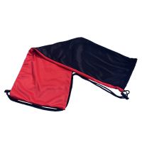 羽毛球拍轻便羽毛球拍袋保护套时尚单肩羽毛球装2支球拍 黑红色单肩绒布袋