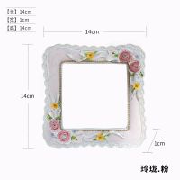 欧式创意树脂开关贴墙贴插座贴装饰保护卡通电源开关套客厅个性 玲珑粉