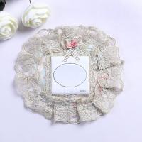 布艺开关贴墙贴插座保护套双开三开插座防尘套手机充电带兜装饰贴 高档蕾丝苹果型 1个