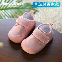 女宝宝学步鞋春秋季男童鞋0-1-3岁2婴幼儿软底防滑棉布透气不掉鞋 N款 粉红 内长11.5cm 14码