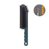 厨房浴室台面地面窗户硅胶多功能清洁刷缝隙刷刮板刷三合一清洁刷 [3合1清洁刷]+宝石蓝1个+粘钩