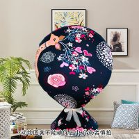 风扇罩防尘罩通用全包台式电风扇罩套子家用收纳保护罩防尘套台扇 台式风扇罩 梅花鹿 均码通用