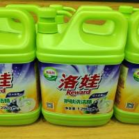 洛娃洗洁精洗涤灵1.29kg*2桶装木瓜果蔬餐具通用