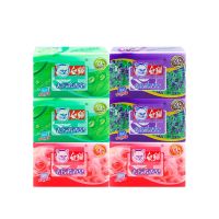 白猫去污芳香皂6块/12块 肥皂洗衣皂218克 紫红绿各2块