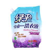 绿伞洗衣液袋装2kg/洗衣皂肥皂108g护色深层洁净留香去渍香味持久 洗衣液4斤袋装(薰衣草香)