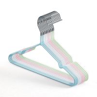 儿童家用衣架子晒挂衣架儿童用衣架无痕衣撑撑子儿童晾衣服架 防滑29厘米儿童凹槽A款 10支装