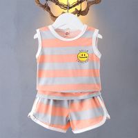 女童秋衣秋裤套装内穿打底长款新款睡衣春秋款可爱家居服两件套 浅蓝色套装- 裤 子+衣服 110建议身高100-110cm