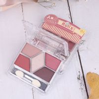 RULIX日系甜美少女5色缤纷夏日五色眼影唯美雕刻眼影盘初学者彩妆 #1冬日新雪