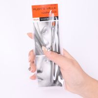 [工厂清仓]多规格眼影刷面部刷鼻影刷动物毛眼部刷保证 金属眉刷带包装 保证正品 假一赔十