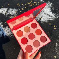 [送眼影刷]水果九宫格眼影盘闪粉珠光防水女学生平价大地色眼影 3#西瓜盘[送眼影刷]
