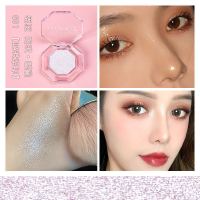 棱光方块单色眼影亮晶晶闪粉珠光爆闪便携防水大地色五花肉初学者 G01#月光钻石