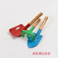 儿童沙滩玩具加厚大号铁桶套装小铲子宝宝户外海边戏水挖玩沙工具 3个铁铲