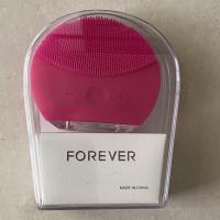 充电 电动硅胶洁面仪洗脸仪美容深层清洁吸去黑头仪 刺神器洗脸刷 玫红色+充电线+全套包装盒