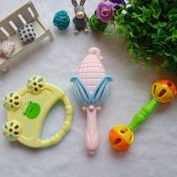 手摇铃婴儿睡觉神器新生儿安抚玩具0-6-12个月婴幼儿益智视听 3件套(E款)颜色随机