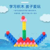 新疆西藏儿童早教启蒙益智玩具2-8岁男女孩拼装拼插六角积木[11月21日发完] 大颗粒六角积木1颗+图纸+袋装