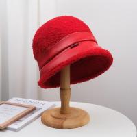 帽子女秋冬韩版可爱护耳毛线帽加绒加厚显脸小雷锋帽百搭骑车保暖 保暖-大红