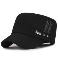 加厚保暖老人帽子男冬天老头防寒棉帽冬季中老年人东北爷爷雷锋帽 黑色555 小号55-56cm