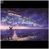 拼图成年1000带框手工块积木大型创意高难度成人男孩超大减压 星空列车[550]