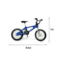 烘焙蛋糕装饰摆件名侦柯南侦探动漫情景蛋糕摇头公仔摆件 蓝色自行车 1件