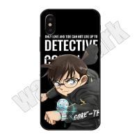 新一小兰灰原哀情侣怪盗基德名侦探柯南手机壳适用OPPO苹果11vivo 软壳[01号]请留言手机型号