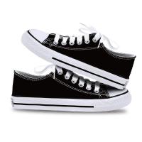 名侦探柯南动漫周边低帮帆布鞋怪盗基德灰原哀潮流男女学生休闲鞋 素版 37 尺码偏小,推荐拍大一码