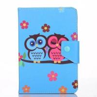 7寸8寸9.7寸10.1寸12寸14寸平板电脑皮套防摔万能保护套通用全包 小花鸟+收藏送高清膜 7.85寸