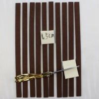 毛毡桌椅脚垫椅子桌子凳子脚垫静音防滑耐磨沙发家具保护桌脚垫 棕色 10片装] 宽1.5cm*长30cm