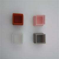 椅子脚套静音耐磨凳子防滑木地板保护套家具桌子腿垫硅胶桌椅脚垫 方形脚垫白色 20个装