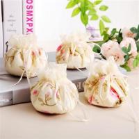 24个装耐磨桌椅脚套布艺椅子脚套桌脚垫凳子沙发脚套桌脚套静音 春暖花开-米大号(4个装)