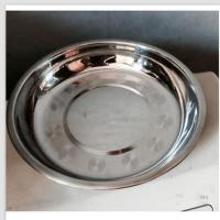 饭店小龙虾盘烤鱼盘大盘鸡菜盘龙虾盘子木桶饭木桶盖浇饭餐具盘 22cm木桶的内胆3个装 不含木桶