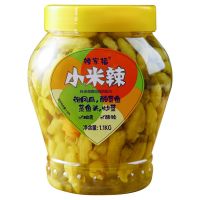 大瓶辣家福云南新鲜泡椒小米辣超辣特辣泡辣椒野山椒酸辣爽下饭菜 2.2斤装小米辣[1瓶]