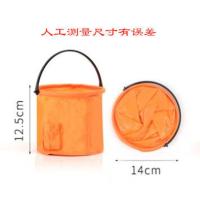 手提式水桶水粉油画水彩绘画颜料洗笔桶多功能彩色塑料桶 美术用 小号颜色随机