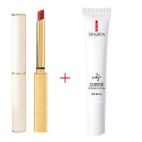 欧诗漫提拉紧致走珠眼霜眼精华黑眼圈淡化紧致脂肪粒眼袋按摩 抗皱眼霜+1支 送送送]*小金管口红]