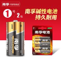 南孚电池1号碱性电池燃气灶热水器煤气灶天然气灶1.5V一号干电池 南孚1号-2粒