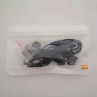 通用小米活塞耳机清新版手机入耳式通用耳塞耳机通用带麦线控 黑色款裸机没包装