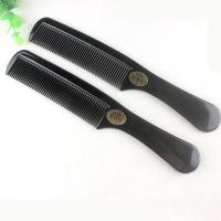 宽齿梳子加密梳子防静电耐热黑色理发吹剪发便携家用化妆美发梳子 加密2把