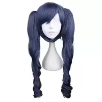 新品黑执事夏尔女装cos假发 双马尾 lolita动漫假发 长发公主假发 假发+发网